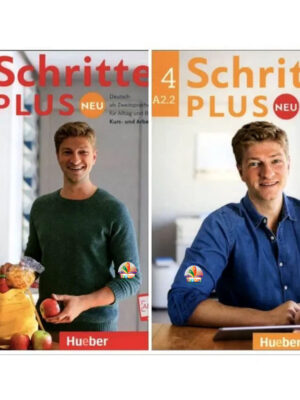 Schritte PLUS NEU 3 Kb&Ab (3 A2.1) and NEU 4 Kb&Ab (4 A2.2) (2 Books) (Color)